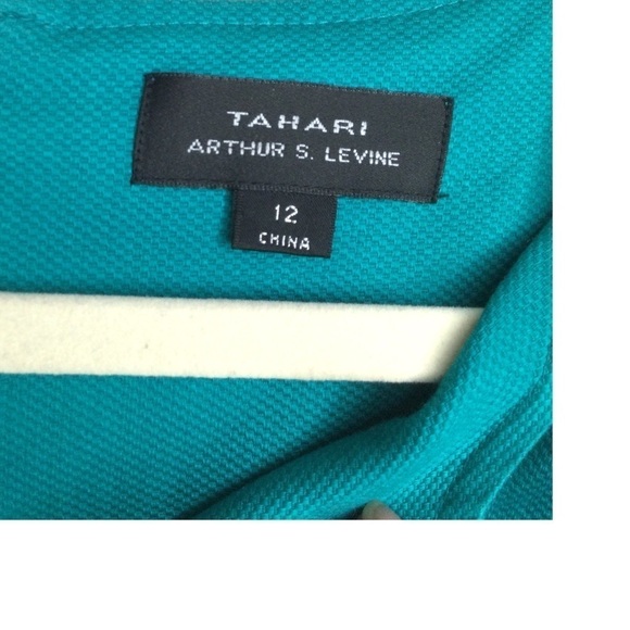 Tahari S. Levine Turquoise Dress - Picture 11 of 11